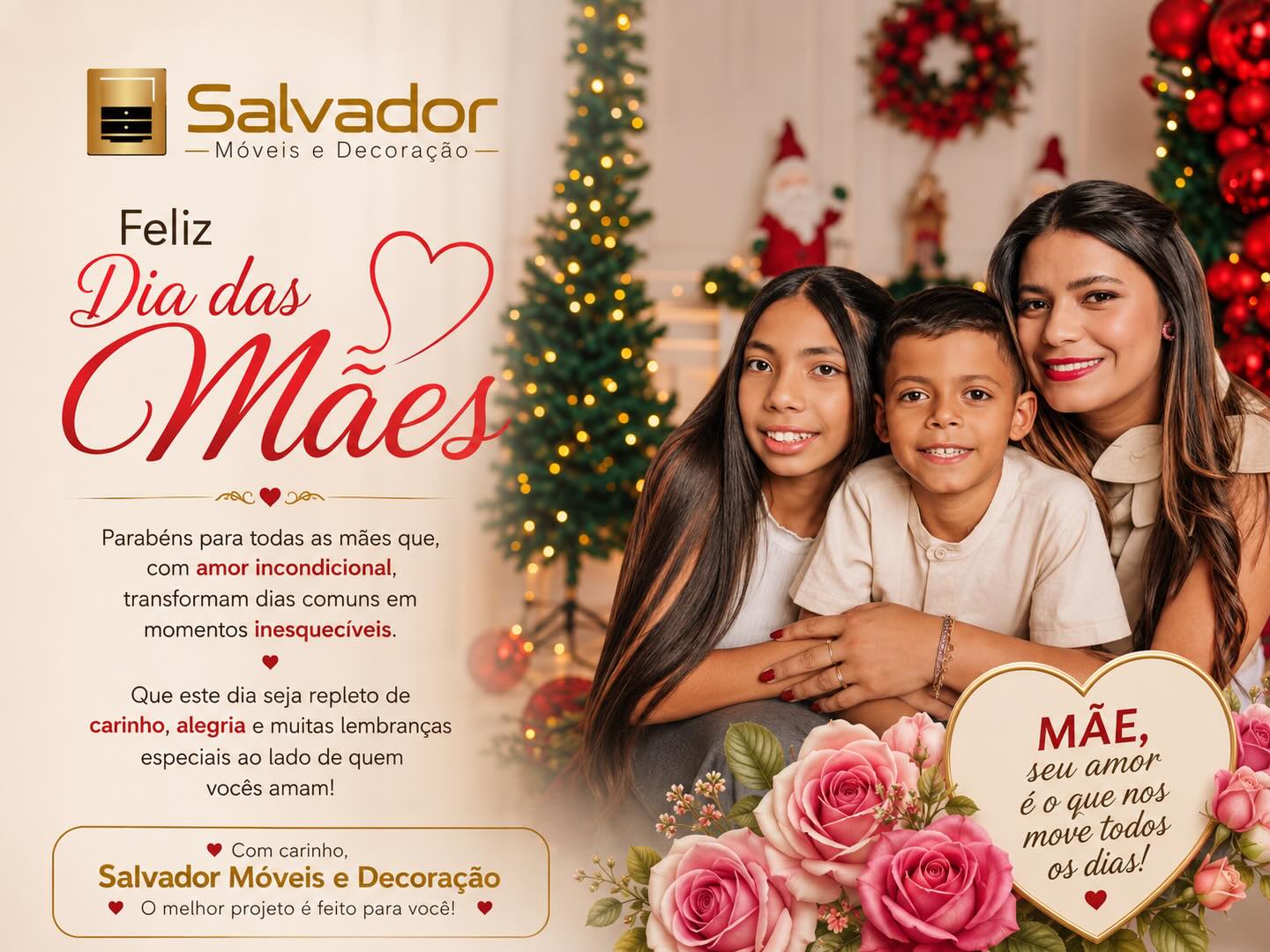 🌷✨ Feliz Dia das Mães ✨🌷

A Salvador Móveis Sob Medida deseja um Feliz Dia das